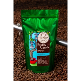 Свіжеобсмажена кава в зернах Робуста Уганда